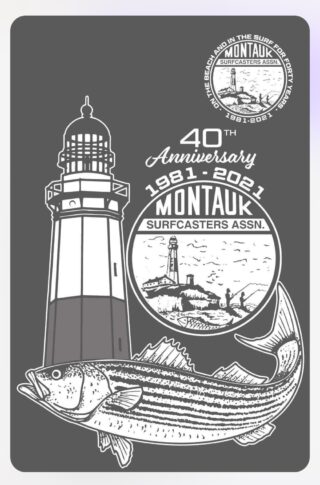 Montauk Surfcasters Association 40th Anniversary T-Shirts (Long Sleeve)