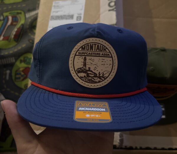 Montauk Surfcasters Association logo hat