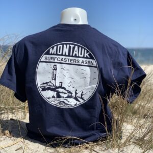 Montauk Surfcasters Association Classic Blue Tee