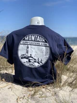 Montauk Surfcasters Association Classic Blue Tee